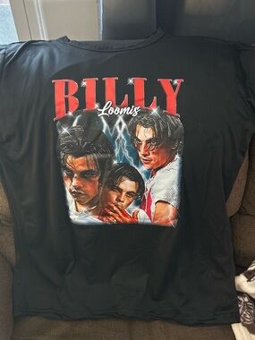 Black 'BILLY' Graphic Short-Sleeve Tee